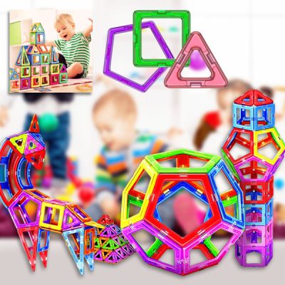 3D magnetické stavebnice (50 kusov) | BUILDNETIC