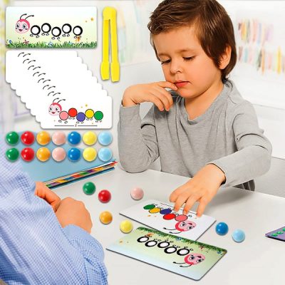 Hra s farebnými korálkami | CATERPILLARI