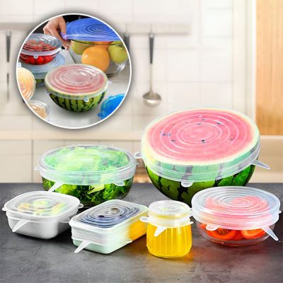 Kuchynské silikónové uzávery (12ks) | SILICAPS