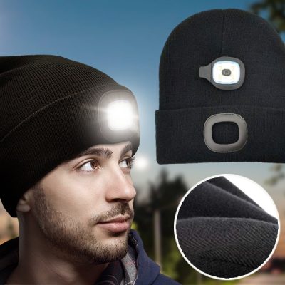 Teplá zimná čiapka s LED diódou | LEDBEANIE