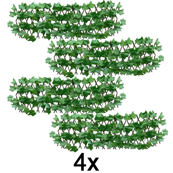 4x Dekoratívny a praktický plot pre terasu a záhradu | GREENFENCE
