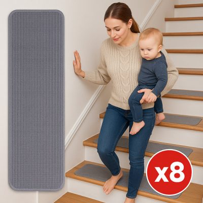 Protišmyková rohož na schody (8 ks) | STEPRUG